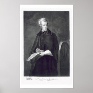 Andrew Jackson, 7. Präsident der Vereinigten Staat Poster