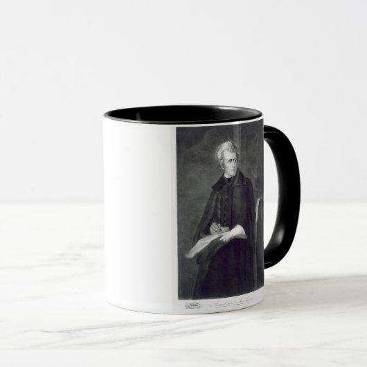 Andrew Jackson, 7. Präsident der Vereinigten Tasse (VorderseiteRechts)