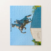 Andrew Jackson 7. Präsident von Amerika. Puzzle (Vertikal)