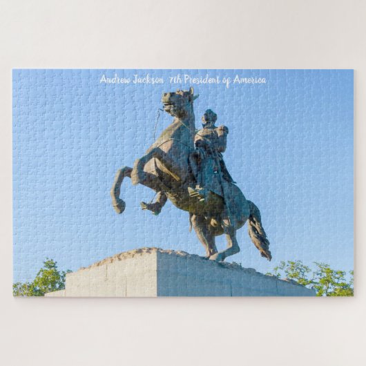 Andrew Jackson 7. Präsident von Amerika. Puzzle (Horizontal)
