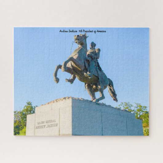 Andrew Jackson 7. Präsident von Amerika. Puzzle (Horizontal)