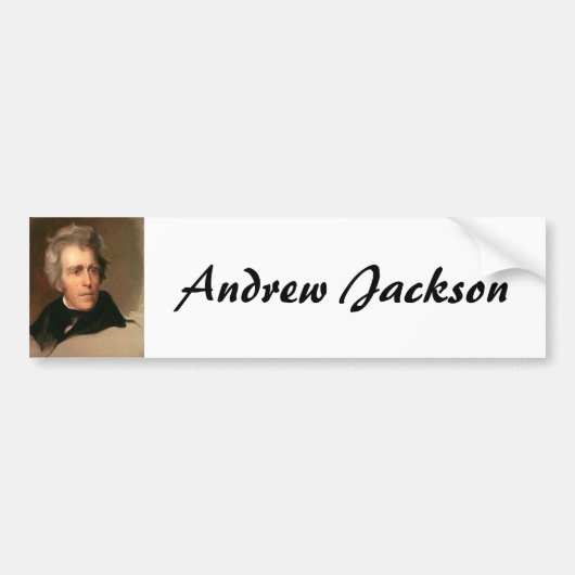Andrew Jackson Autoaufkleber (Vorne)