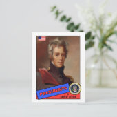 Andrew Jackson Baseball Card Postkarte (Stehend Vorderseite)