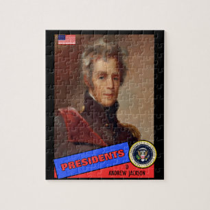 Andrew Jackson Baseballkarte Puzzle