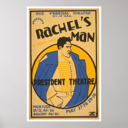 Andrew Jackson Drama 1937 WPA Poster (Vorne)