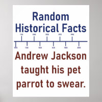 Andrew Jackson lehrte seinen Papagei zu Swear - Hi