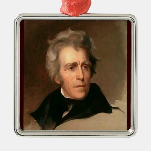 Andrew Jackson Ornament Aus Metall (Vorne)