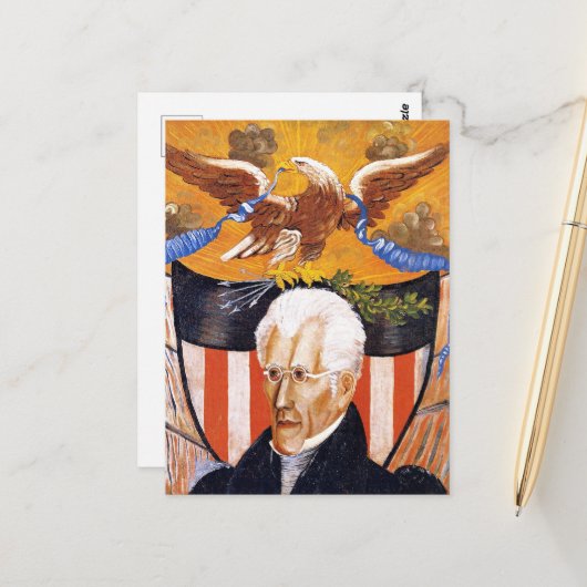 Andrew Jackson Portrait Postkarte (Vorderseite/Rückseite Beispiel)