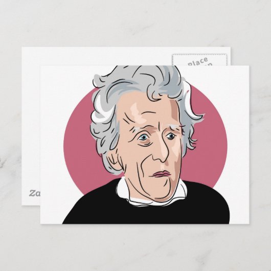Andrew Jackson Postkarte (Vorne/Hinten)