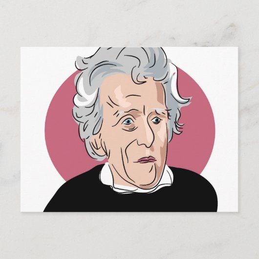 Andrew Jackson Postkarte (Vorderseite)