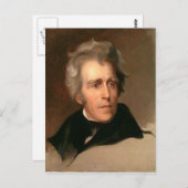 Andrew Jackson Postkarte (Vorne/Hinten)