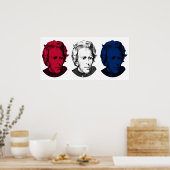 Andrew Jackson Red, White und Blue Poster (Küche)