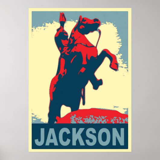 Andrew Jackson Statue New Orleans Poster (Vorne)