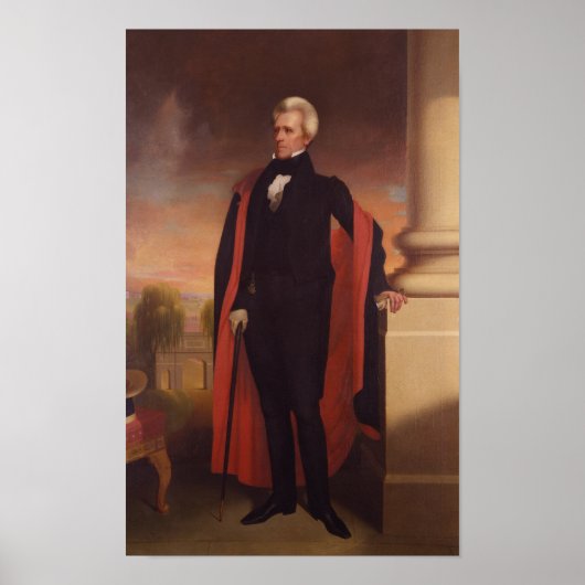 Andrew Jackson Stehend Painting Poster (Vorne)