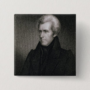 Andrew Jackson (Stich) Button
