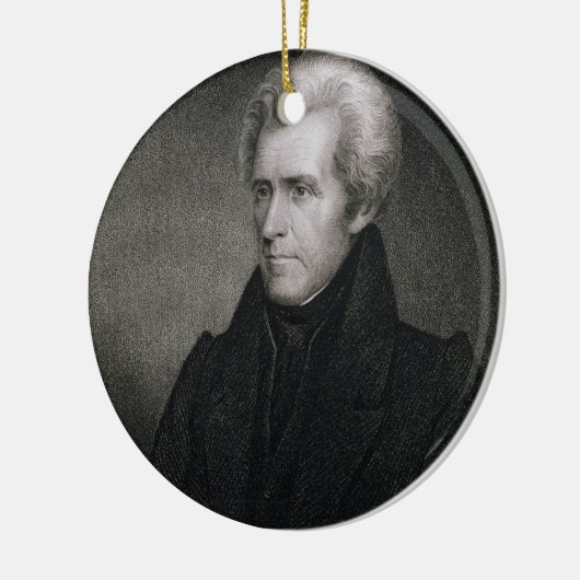 Andrew Jackson (Stich) Keramikornament (Links)