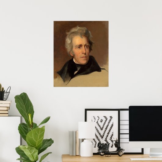 Andrew Jackson - Thomas Sully Fine Art Poster (Heimbüro)