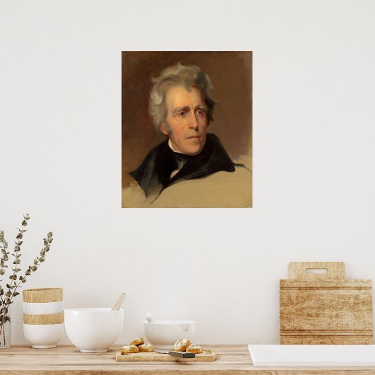Andrew Jackson - Thomas Sully Fine Art Poster (Küche)