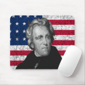 Andrew Jackson und die US-Flagge Mousepad (Mit Mouse)