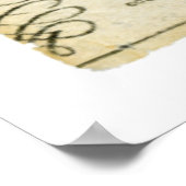 Andrew Jackson Unterzeichnete Karo vom 14. Juni 18 Poster (Ecke)