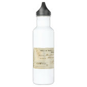 Andrew Jackson Unterzeichnete Karo vom 14. Juni 18 Trinkflasche (Links)