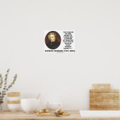 Andrew Jackson Wisdom of Man noch nie Steuern Poster (Küche)