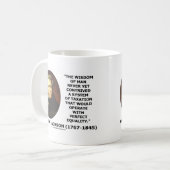 Andrew Jackson Wisdom steuerliche Gleichheit Kaffeetasse (Vorderseite Links)