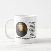 Andrew Jackson Wisdom steuerliche Gleichheit Kaffeetasse (Links)