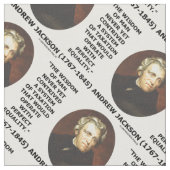 Andrew Jackson Wisdom steuerliche Gleichheit Stoff (Nahaufnahme)