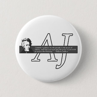 Andrew Jackson-Zitat-Knopf Button