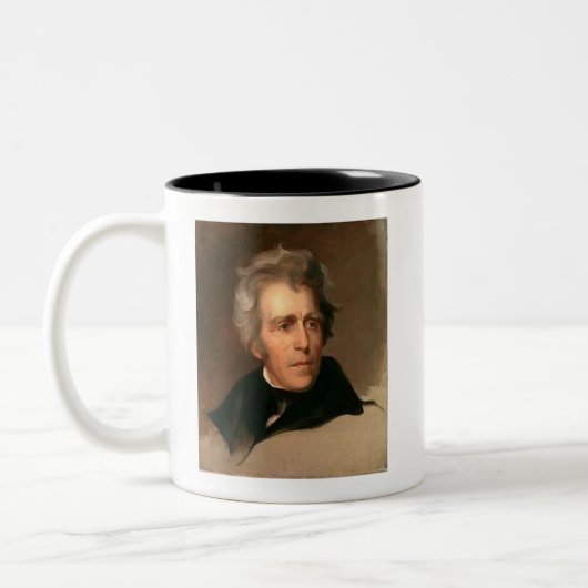 Andrew Jackson Zweifarbige Tasse (Links)