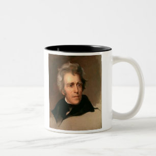 Andrew Jackson Zweifarbige Tasse