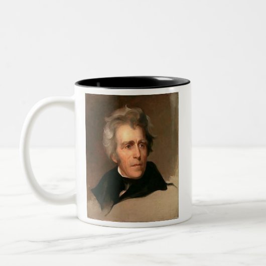 Andrew Jackson Zweifarbige Tasse (Links)