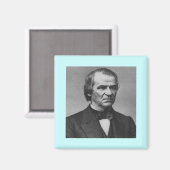 Andrew Johnson 17 Magnet (Vorderseite/Rückseite)