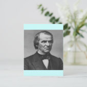 Andrew Johnson 17 Postkarte (Stehend Vorderseite)