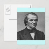 Andrew Johnson 17 Postkarte (Vorne/Hinten)