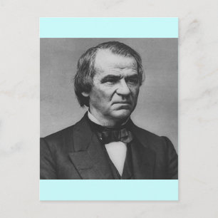 Andrew Johnson 17 Postkarte