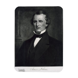 Andrew Johnson (1808-75), 17. Präsident der UNO Magnet