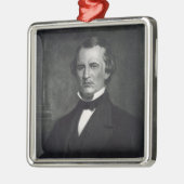 Andrew Johnson (1808-75), 17. Präsident der UNO Silbernes Ornament (Links)