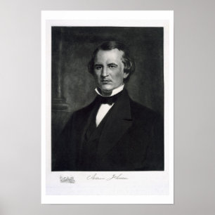 Andrew Johnson (1808-75), 17. Präsident der Verein Poster