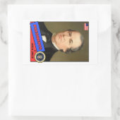 Andrew Johnson Baseball Card Rechteckiger Aufkleber (Tasche)