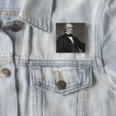 Andrew Johnson, graviert von einer Fotografie Button (Beispiel)