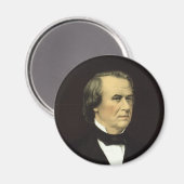 Andrew Johnson Magnet (Vorderseite/Rückseite)