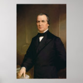 ANDREW JOHNSON Portrait von Washington B. Cooper Poster (Vorne)