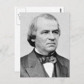 Andrew Johnson Postkarte (Vorne/Hinten)