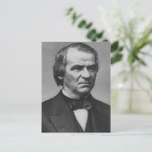 Andrew Johnson Postkarte (Stehend Vorderseite)