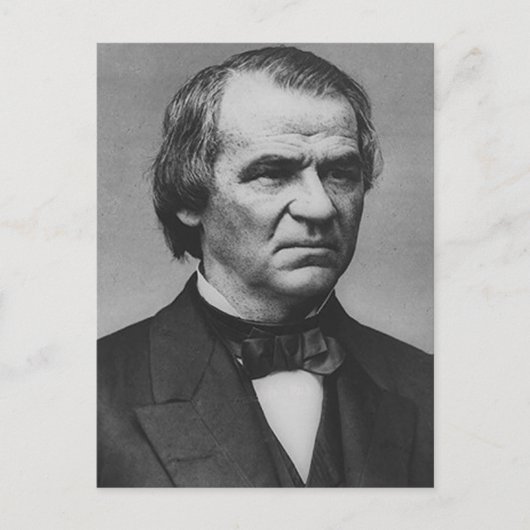 Andrew Johnson Postkarte (Vorderseite)