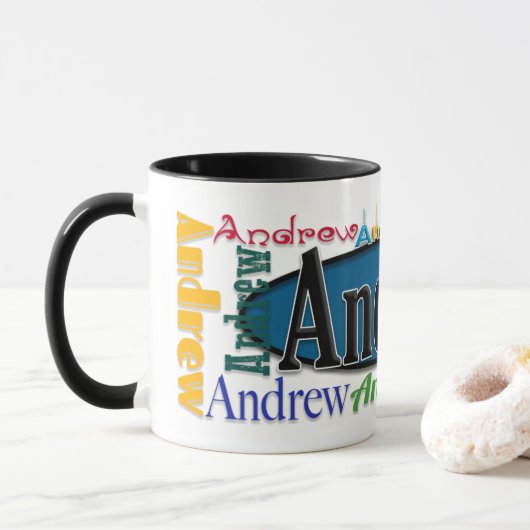 Andrew-Kaffee-Tasse Tasse (Mit Donut)