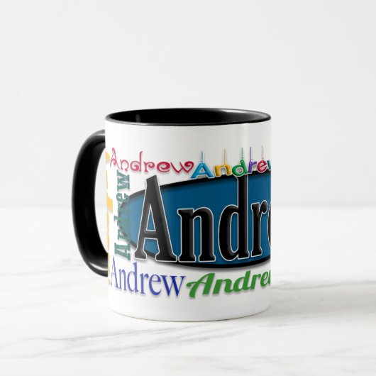 Andrew-Kaffee-Tasse Tasse (Vorderseite Links)