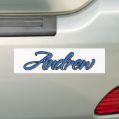 Andrew Name blue Aufkleber Sticker Autoaufkleber (Auf Auto)
